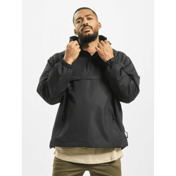 Modern Brandit Men's Jacket with Zipper Pockets, Black