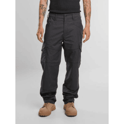 moderne Brandit Herren Jeans Stretch Reißverschluss Schwarz