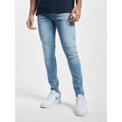 Modern Only & Sons Men's Skinny-Fit Stretch Jeans with Zipper, Cotton, Blue