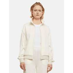 moderne Urban Classics Damen Jacke Reißverschluss Taschen 280 g/m² Ecru-Weiß