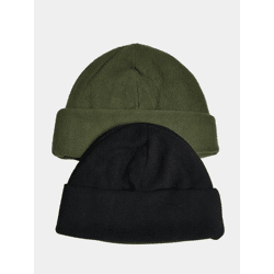 moderne Urban Classics Unisex Cap Kapuze Fleece Schwarz/Grün