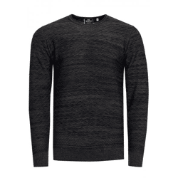 Moderner Herren Feinstrick-Pullover mit Strukturmuster Rundhals-Sweater 13371 Khaki