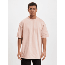 Modern DEF Men's Oversized T-Shirt in Pale Pink Cotton