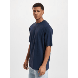 Modern DEF Men's Oversized T-Shirt in Blue Cotton