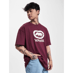 modernes Ecko Unltd. Herren T-Shirt Oversize 180 g/m² mit Baumwolle Bordeaux-Rot