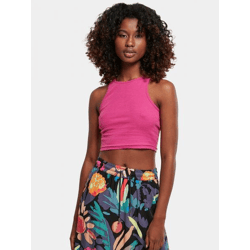 Modern Urban Classics Women's Stretch T-Shirt, 180 g/m², with cotton, pink