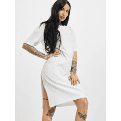 modisches Urban Classics Damen Kleid Oversize 180 g/m² mit Baumwolle Weiß