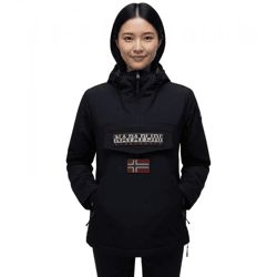 NAPAPIJRI Rainforest Damen Übergangs-Jacke mit nachhaltiger Comfortemp-Synthetikfüllung Windbreaker Wind-Jacke NP0A4GM60411 Schwarz