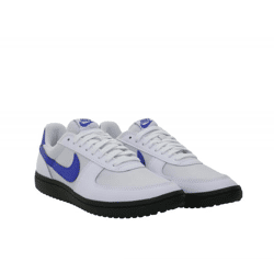 NIKE Field General ´82 Herren Low-Top-Sneaker Damen Retro Turnschuhe mit Echtleder FQ8762 106 Weiß/Grau/Blau