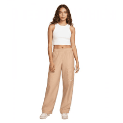 NIKE Trend Cargo Woven Damen Cargo-Hose mit elastischen Kordelzügen am Knöchel Freizeit-Hose HJ3982-200 Beige
