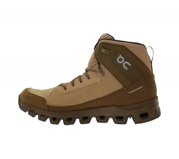 ON Running Cloudridge Damen Wander-Schuhe wasserdichte Trekking-Boots mit CloudTec-D&auml;mpfung Sneaker-Boots 3399545 Braun