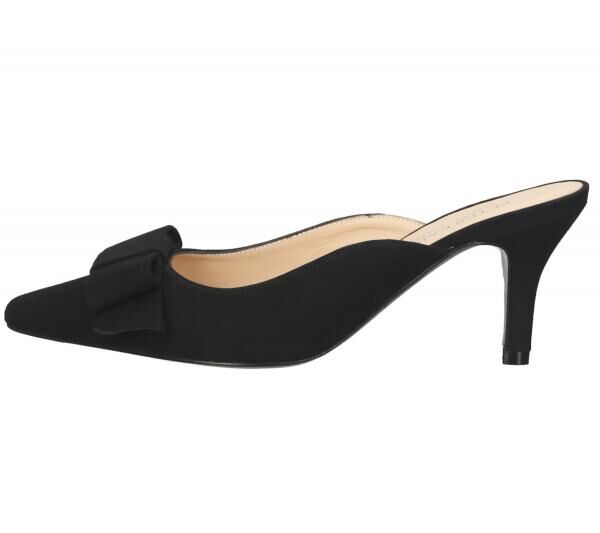 PETER KAISER Damen Pantolette Echtleder-Sandale Abend-Stiletto 60165-240 Schwarz