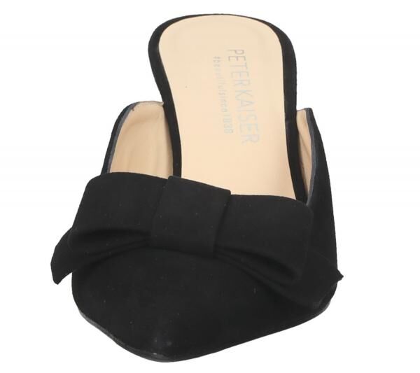 PETER KAISER Damen Pantolette Echtleder-Sandale Abend-Stiletto 60165-240 Schwarz