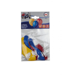 Polizei - 7 Luftballons, bunt - 3-fach sortiert - 30 cm