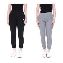 PUMA teamGOAL 23 Casuals Pants Damen Jogging-Hose Slim-Fit Trainingshose 657084 Schwarz oder Grau