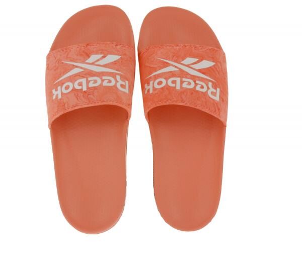 Reebok FULGERE Sommer-Sandalen Badelatschen mit Logo-Aufdruck FX3085 Rosa/Wei&szlig;