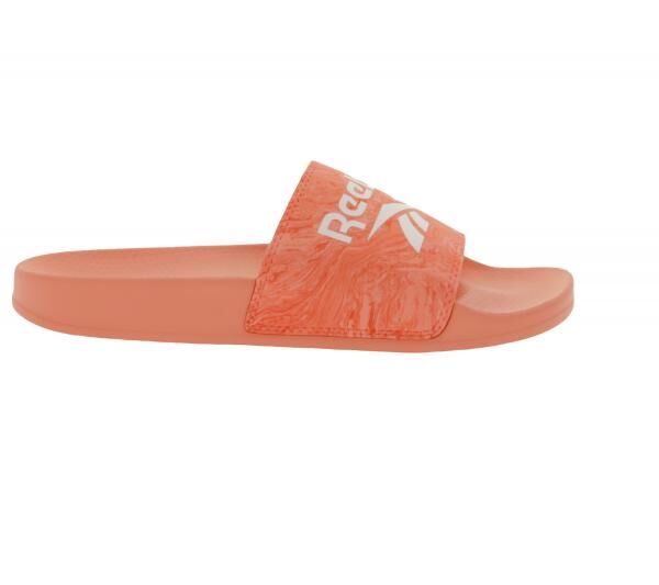 Reebok FULGERE Sommer-Sandalen Badelatschen mit Logo-Aufdruck FX3085 Rosa/Wei&szlig;