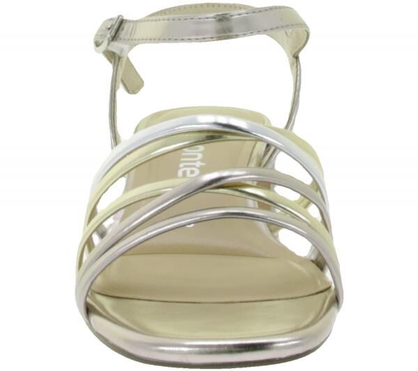 remonte Damen Riemchensandalen Sandalette mit d&auml;mpfender Sohle Sommer-Schuhe D1L52-90 Silber