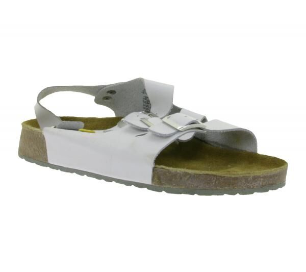 Rutschhemmende hsm Herren und Damen Arbeits-Sandalen ESD-geeignet Echtleder-Schuhe mit SRC-Schutzklasse Pantoletten Berufsschuhe Factory Se