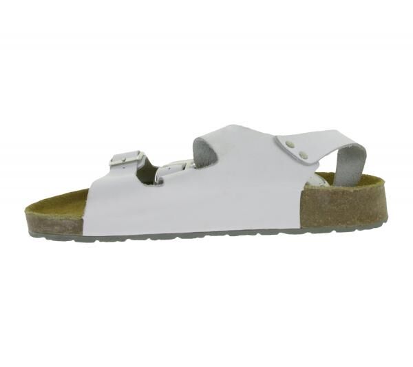 Rutschhemmende hsm Herren und Damen Arbeits-Sandalen ESD-geeignet Echtleder-Schuhe mit SRC-Schutzklasse Pantoletten Berufsschuhe Factory Se