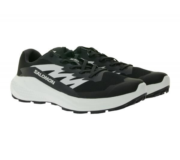 SALOMON Alphaglide Trailrunning-Schuhe mit Fuze Foam und Ortholite Sohle 9mm Sprengung 478010 30 Schwarz