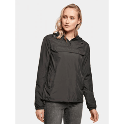 Simple Build Your Brand Women's Hooded Jacket, 78 g/m², Black