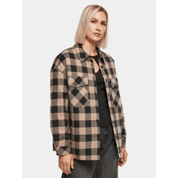 schlichte Urban Classics Damen Jacke 125 g/m² mit Baumwolle Beige/Schwarz