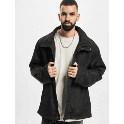 schlichte URBAN CLASSICS Herren Jacke Reißverschluss Taschen 89 g/m² Schwarz