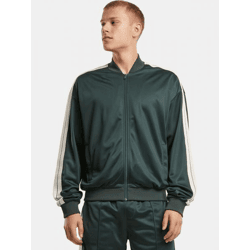 schlichte Urban Classics Herren Jacke Reißverschluss Taschen Grün