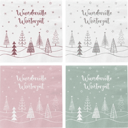 Servietten, Winterzeit, 4/s, 20er Pack