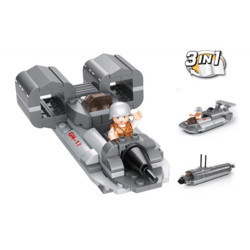 Sluban M38-B0537F - ARMY Jet Boat 3-in-1 (101 pieces)