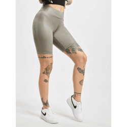 sommerliche Urban Classics Damen Shorts Stretch 180 g/m² Grau