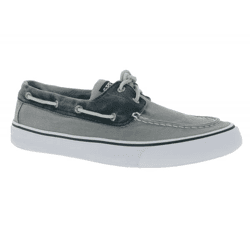 SPERRY Bahama II SW Herren Leinen-Sneaker Bootsschuhe STS22018 Grau/Blau