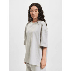 Sporty DEF Women's Oversized T-Shirt in Cotton Gray