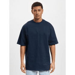 Sporty DEF Men's Oversized T-Shirt in Cotton Blue