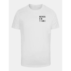 sportliches Mister Tee Herren T-Shirt 180 g/m² mit Baumwolle Weiß