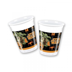 Star Wars Halloween - 8 Plastikbecher 200 ml