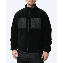 stylische PEGADOR Herren Jacke Schwarz