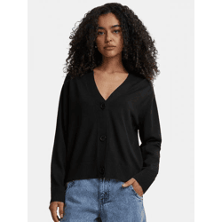 stylische Urban Classics Damen Jacke Rippbündchen Schwarz