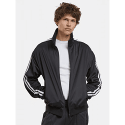 stylische Urban Classics Herren Jacke Reißverschluss Taschen Schwarz
