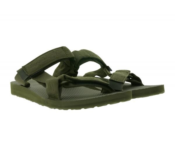 TEVA Original Universal Herren und Damen Trekking-Sandale nachhaltige Sommer-Sandale mit EVA-Zwischensohle Outdoor-Sandale 1124047 Olivgr&uuml;n