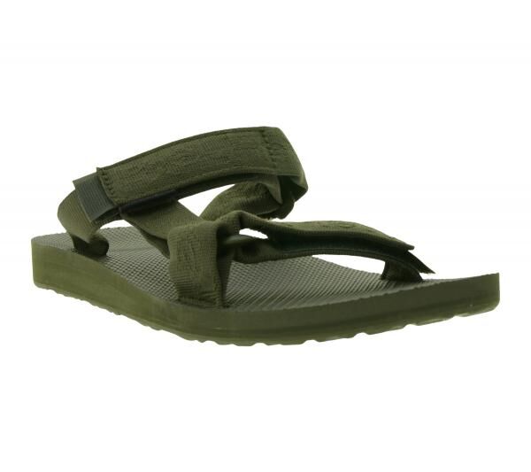 TEVA Original Universal Herren und Damen Trekking-Sandale nachhaltige Sommer-Sandale mit EVA-Zwischensohle Outdoor-Sandale 1124047 Olivgr&uuml;n