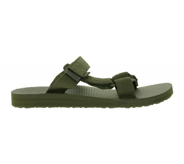 TEVA Original Universal Herren und Damen Trekking-Sandale nachhaltige Sommer-Sandale mit EVA-Zwischensohle Outdoor-Sandale 1124047 Olivgr&uuml;n