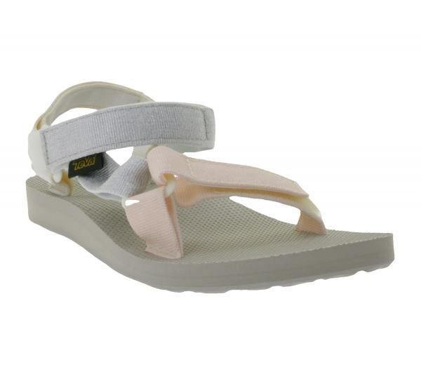 TEVA Original Universe Damen Trekking-Sandale leichte Freizeit-Schuhe glitzernd Outdoor-Sandale 1135370/PMML Silber/Rosa/Grau