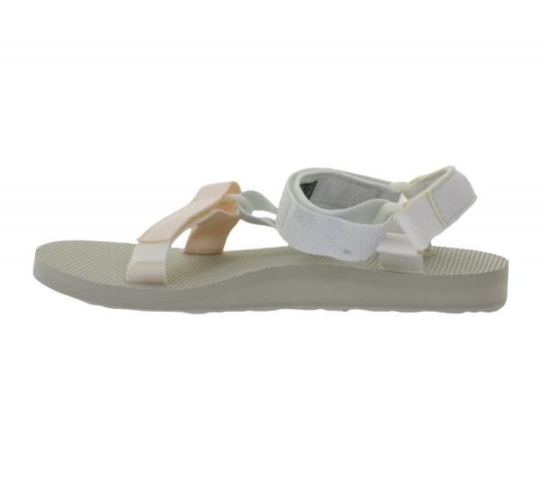 TEVA Original Universe Damen Trekking-Sandale leichte Freizeit-Schuhe glitzernd Outdoor-Sandale 1135370/PMML Silber/Rosa/Grau