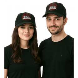 THE BLACK DAHLIA MURDER Death-Metal-Band Baumwoll-Cap mit Logo-Stickerei Fan-Artikel TC107572BDM Schwarz