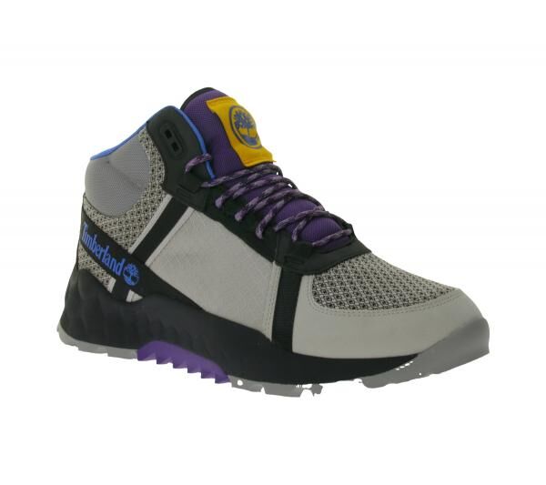 Timberland Solar Wave Lt Mid Herren Wander-Schuhe nachhaltige Hiking-Stiefel mit ReBOTL-Gewebe und GreenStride-Shole Trekking-Boots TB0A41Y
