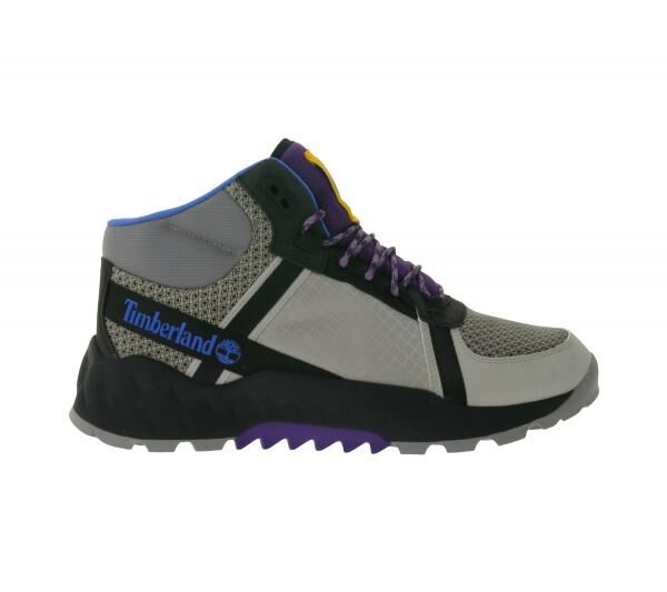 Timberland Solar Wave Lt Mid Herren Wander-Schuhe nachhaltige Hiking-Stiefel mit ReBOTL-Gewebe und GreenStride-Shole Trekking-Boots TB0A41Y