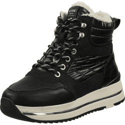 Trendige MUSTANG Stiefelette Schnürschuhe für Damen 1480-602-9 Schwarz