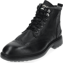 Trendige Pantofola d´Oro Stiefelette Schnürschuhe für Herren 10233052.11A Schwarz